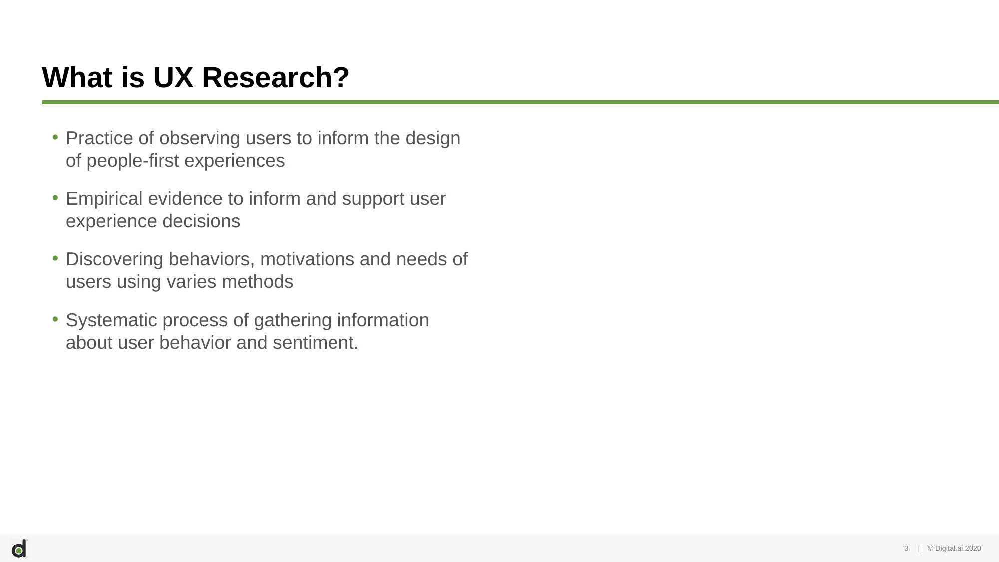 Digital.ai Lunch and Learn — UX Research education session