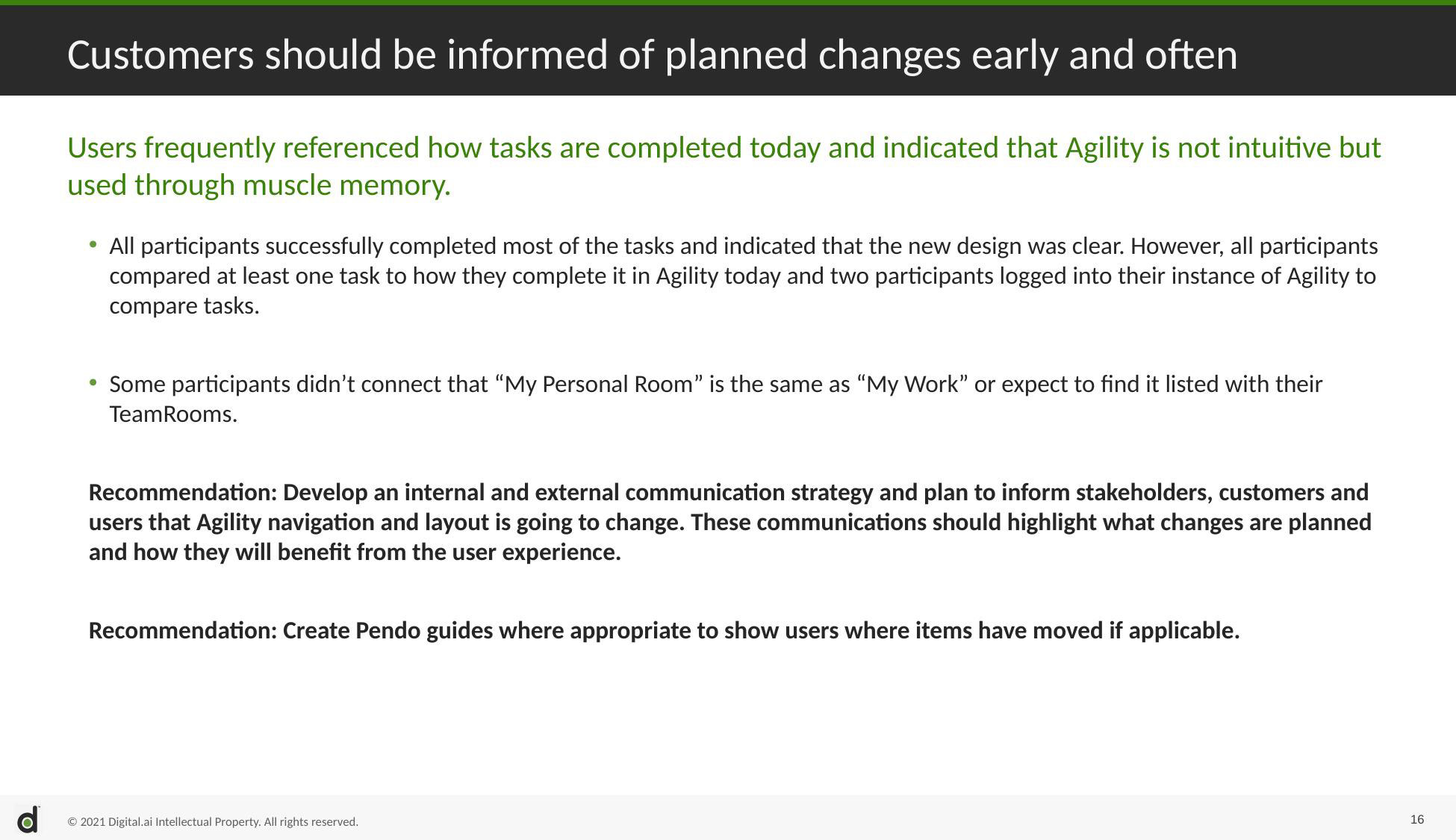 Digital.ai navigation concept study — structured recommendations for product and design action
